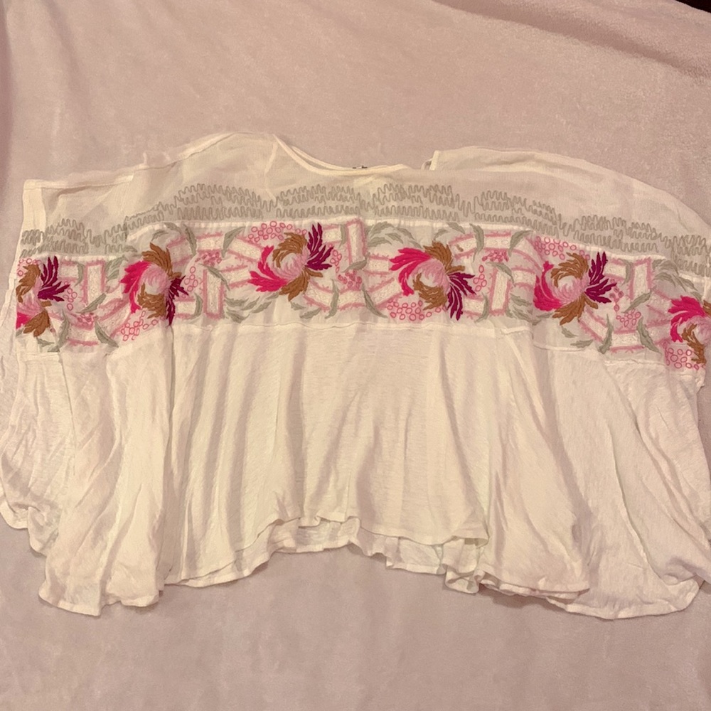 Free People boho floral top